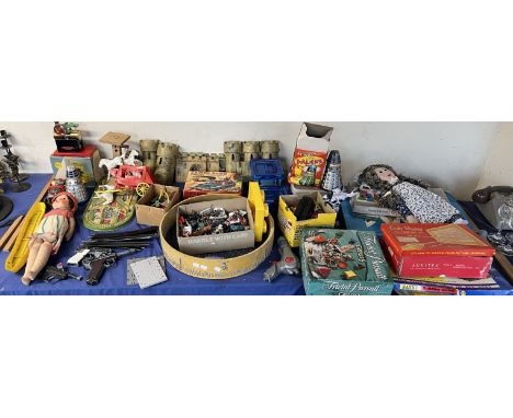 A Mamod M.M. 2 Stationary Steam Engine together with other toys, dolls, board games etc 