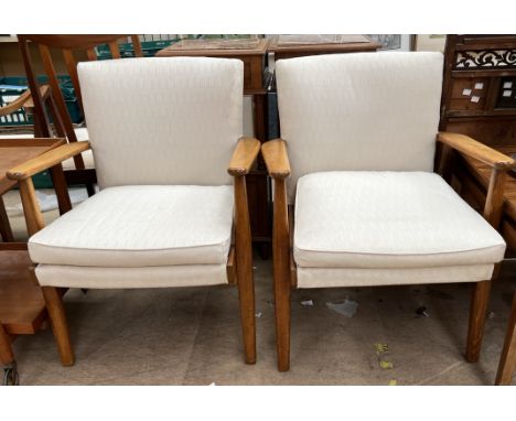 A pair of mid 20th century Parker Knoll elbow chairs CONDITION REPORT: Post 1950’s FurnitureAll furniture manufactured post 1