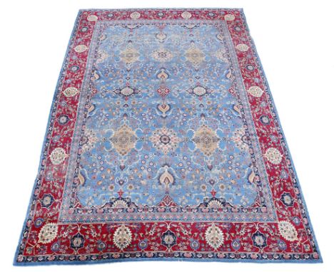 An Agra carpet, with an all over design, India, c.1930-50, 486.2 x 344cm. Provenance: Kincraig House, Invergordon, formerly t