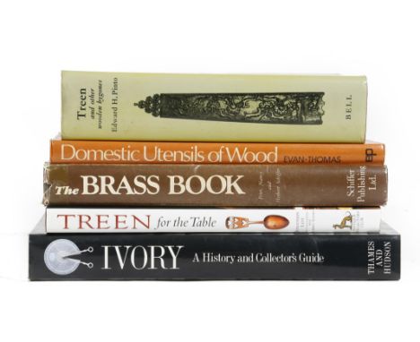 Literature: A quantity of books relating to treen and metalware, including: Edward H. Pinto ' Treen and other Wooden Bygones'