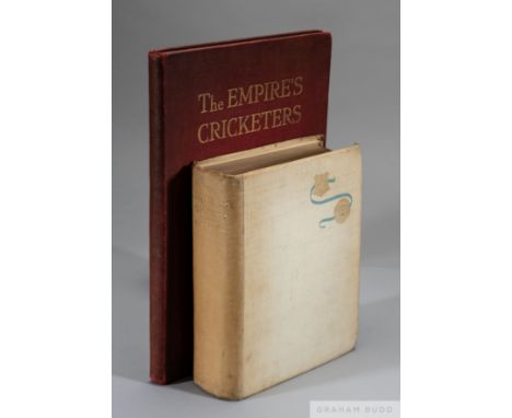 Ranjitsinhji (Prince K S) The Jubilee Book of Cricket,
limited edition on hand made paper signed by Ranjitsinhji and numbered