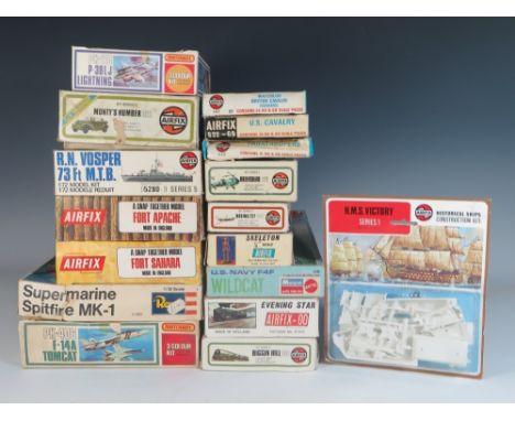Collection of Airfix, Revell, Matchbox and Mattel Boxed Models, ten appear untouched, boxed with bruises