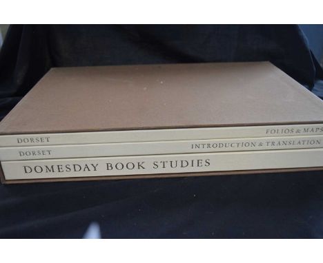 STUDIES - THE DORSET DOMESDAY, London, Alecto Historical Editions, 1987, 1989, 3 vols, folio, original two-tone cloth slip ca