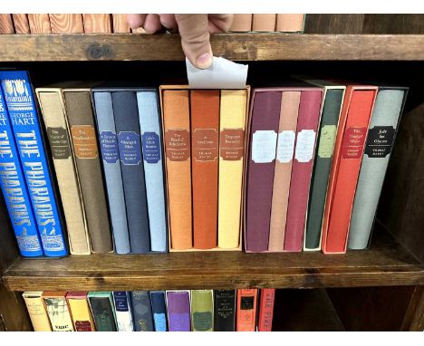 A collection of cased Folio Society boxed sets etc including Thomas Hardy and George Hart (16 vols)