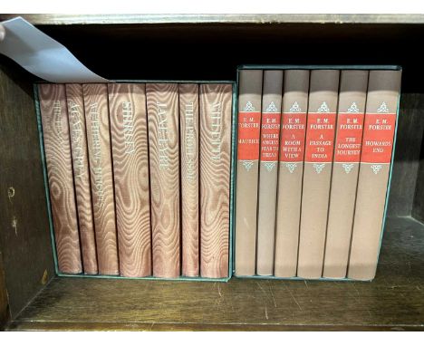 Two boxed Folio collections, E M Forster and Bronte complete novels