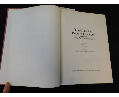 "The Complete Book of Erotic Art", 2 vols in one, Bell 1978
