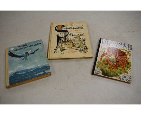 German language children's books viz Herbert Dilcher "Heinis Abenteuerliche Reise", 1949 first edition plus Erich Kloss "Zwie