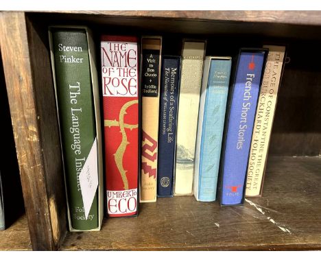 Eight various Folio Society volumes