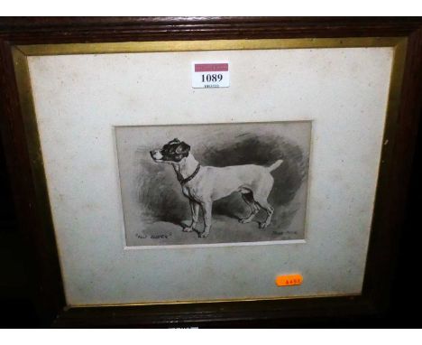 Frank Paton (1855-1909) - 'Ally Sloper', sepia watercolour, signed, titled and dated 1898, 12 x 17cmSepia watercolour as per 