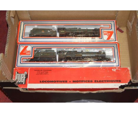 Three various boxed Lima and Jouef 00 and H0 scale locomotives to include a King George V GWR 4-6-0 loco &amp; tender