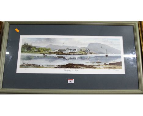 Alan Ingram - Rhapsody in blue, limited edition print; and one other - Outlook Brighter (2)