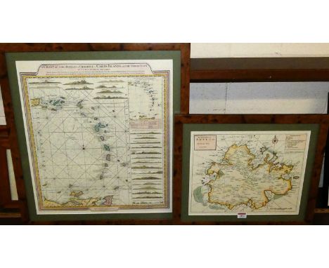 Louis Stanislas de la Rochette (1731-1802) - A chart of the Antilles, or Charibbee, or, Caribs Islands, with the Virgin Isles