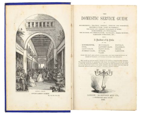 Lewis (W.G). The Cook. Plain and Practical Directions for Cooking and Housekeeping; with upwards of 700 receipts, a new editi