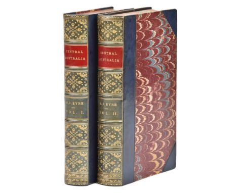 Eyre (Edward John). Journals of Expeditions of Discovery into Central Australia, and Overland from Adelaide to King George's 