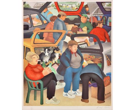 * Cook (Beryl), 1926 - 2008. The Car Boot Sale, published Alexander Publications Ltd. colour print, signed by artist in penci