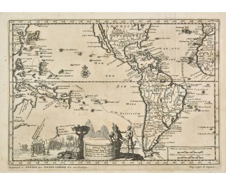 Americas. Van der Aa (Pieter), Scheeps-Togt door Ferdinand Magellaan uit Kastilien Gedaan na R. de la Plata en van daar door 