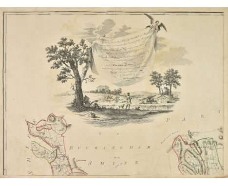 Hertfordshire. Andrews (John &amp; Dury, Andrew), A Topographical Map of Hartford-Shire from an Actual Survey; in which is Ex