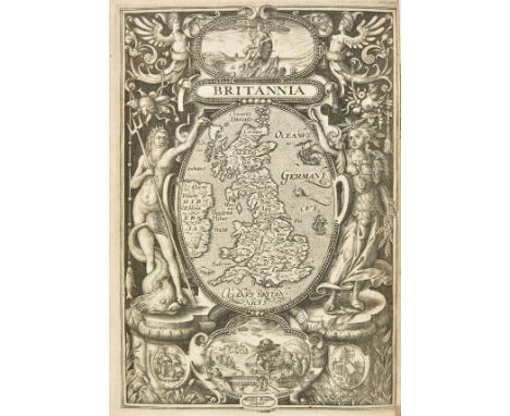 Camden (William). Britannia siue Florentissimorum Regnorum, Angliae, Scotiae, Hiberniae, et insularum adiacentium ex intima a