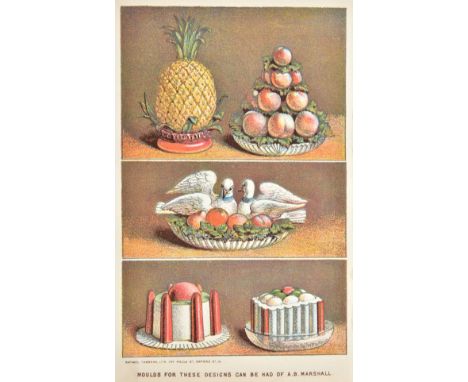 Marshall (Agnes B.). Fancy Ices, 1st edition, 1894, numerous black &amp; white illustrations to text, 30 pages publisher's ad