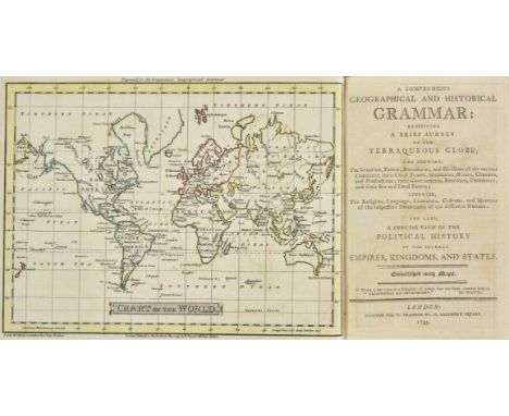 [Maier, John]. A Compendius Geographical and Historical Grammar, exhibiting a brief survey of terraqueous globe, 1st edition,