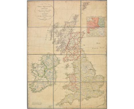 British Isles. Mannert (C.), Grosz-Britannien und Ireland nach Rocque, Jefferys, Kitchin, Kampbell, Cary entworfen, published