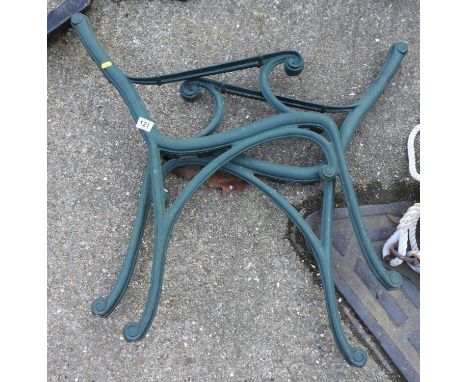 Pair of Metal Bench Ends 