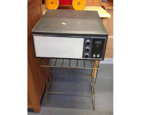 HMV Record Player on Stand 