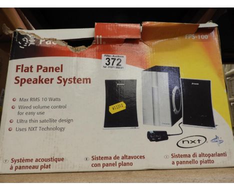 Flat Panel Speaker System 