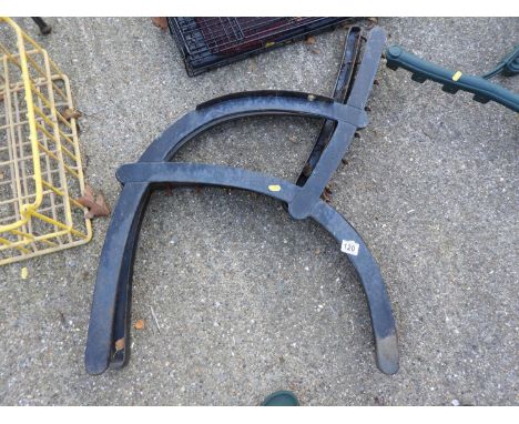 Pair of Metal Bench Ends 