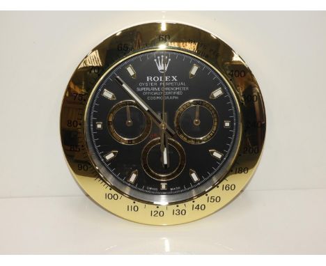 Rolex Dealer Display Clock to Replicate Superlative Chronometer Daytona 