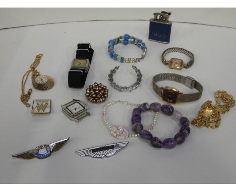 Costume Jewellery, Watches and Lighter etc 