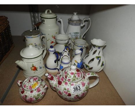 Ceramic Teapots and Vases etc 