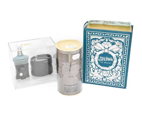 Jean Paul Gaultier Scent and Toiletries; comprising Le Male The Wrist Band Gift Set including an eau de toilette 40ml and a b