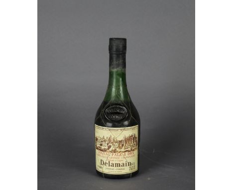An old bottle of Delamain Grande Champagne Cognac, 12fl ozs/35cl 70 degrees proof Seal and capsule in good condition, slight 
