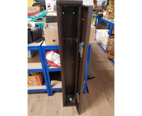 A GUN LOCKER WITH KEYS