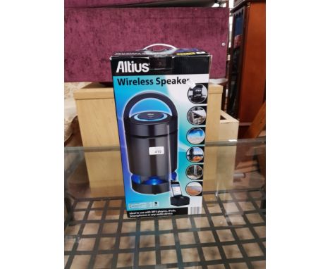 ALTIUS WIRELESS SPEAKER STILL BOXED