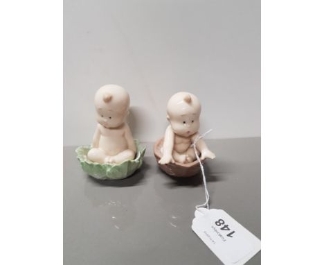 NAO CABBAGE LEAF BABY FIGURE AND BASKET BABY