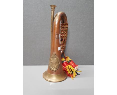 VINTAGE COPPER AND BRASS BUGLE
