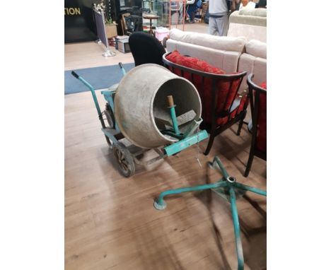 BAROMIX ELECTRIC CEMENT MIXER WITH STAND