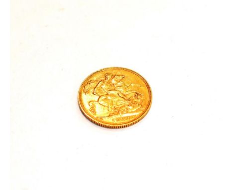 A gold 1903 sovereign Edward VII 22ct 8g S3969