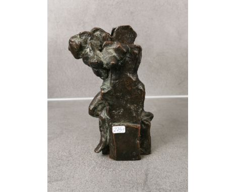 ALTENSTEIN, BERND (geb. 1943 in Schlossberg / Ostpreußen), Skulptur: "Figurengruppe", wohl Variation der Skulpturenserie "Aus