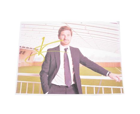 Signed Andre Villas Boas A4 colour photograph, Tottenham