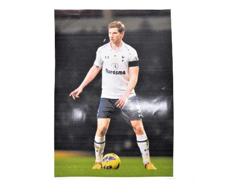 Signed Jan Vertongen A4 colour photograph, Tottenham