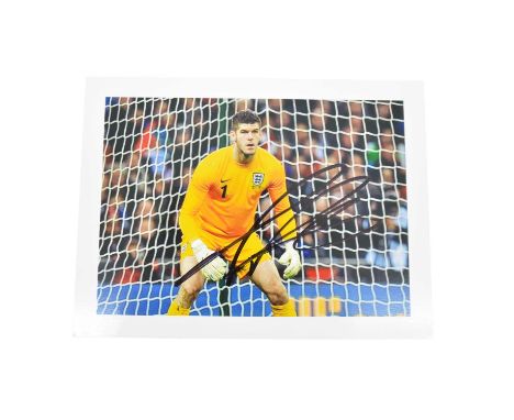 Signed Frazer Forster 5x7 colour photograph, whilst playing for England