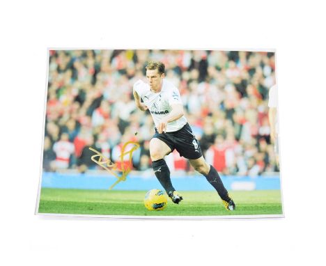 Signed Scott Parker A4 colour photograph, Tottenham Hotspur