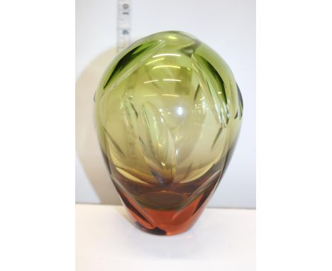 A WMF design Erich Jachmann studio glass vase 