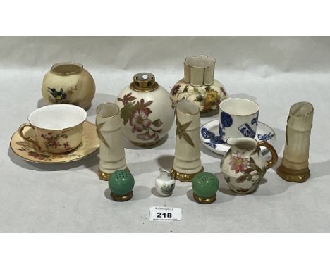 A collection of Royal Worcester ceramics.