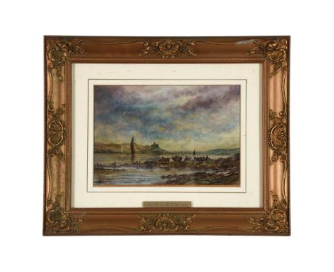 ALBERT GOODWIN R.A. (BRITISH 1845-1932)LOCH RANZAPencil, watercolour and ink Signed with monogram (lower left) and inscribed 