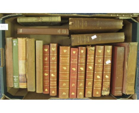 Collection of antiquarian books to include; a collection of eight (6 + 2) half calf illustrated Surtees books (6 printed for 