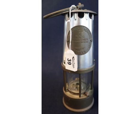 Protector Lamp &amp; Lighting Company Ltd type 6 miners safety lamp, appearing unused. (B.P. 24% incl. VAT)